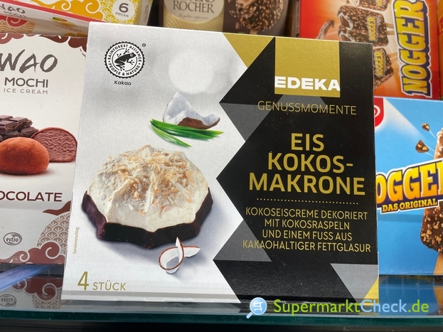 Foto von EDEKA Genussmomente Eis Kokos Makrone