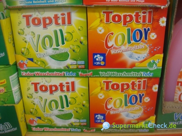 Foto von Toptil Color Waschmittel tabs