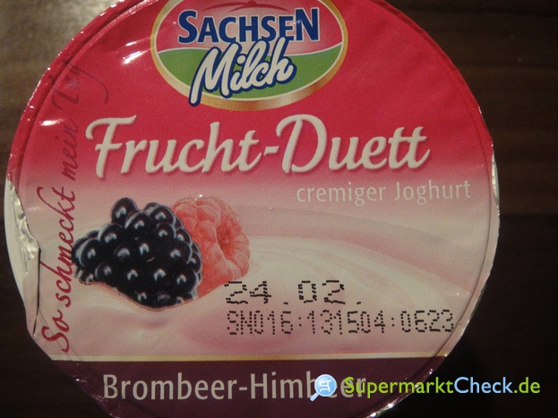 Foto von Sachsenmilch Frucht Duett cremiger Joghurt