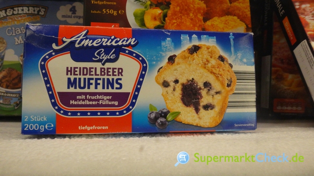Foto von American Style Heidelbeer Muffins