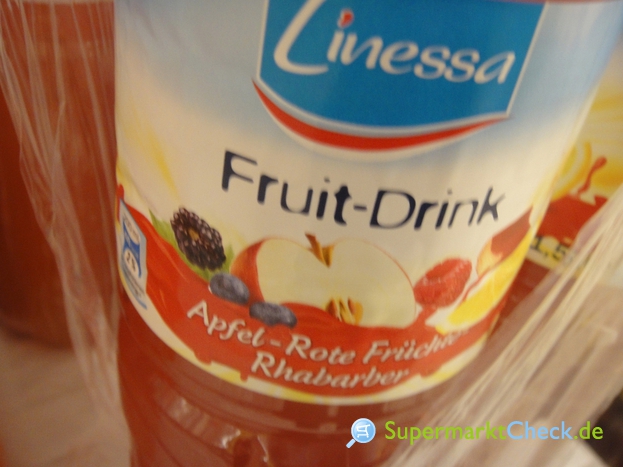 Foto von Linessa Fruit Drink Apfel Rote Früchte Rhabarber