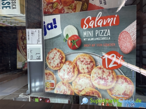 Foto von ja! Mini Pizza Salami 360g
