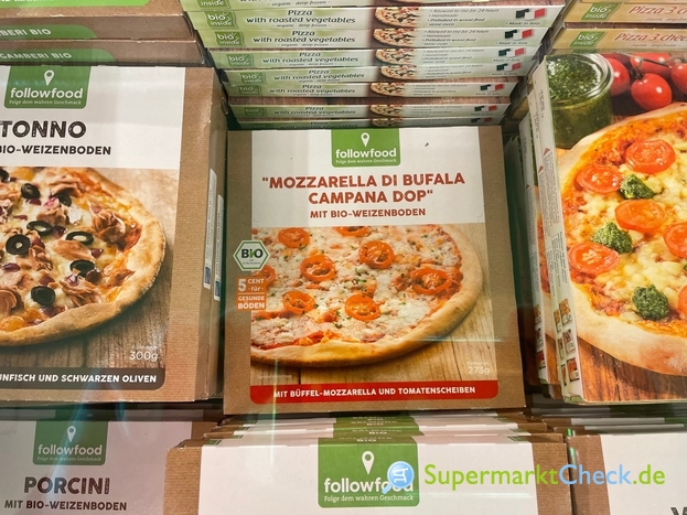 Foto von followfood BIO Pizza con Mozzarella di Bufala Campana DOP 