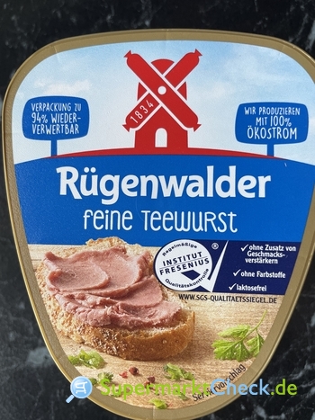 Foto von Rügenwalder Teewurst