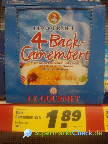 Foto von Le Gourmet / Penny  Back Camembert 