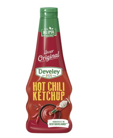 Foto von Develey Hot Chili Ketchup, mit Tabasco