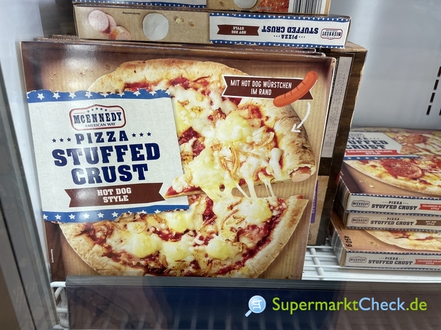 Mc Ennedy Pizza Stuffed Crust Hot Dog Style: Preis, Angebote, Kalorien &  Nutri-Score