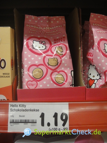 Foto von Hello Kitty Schokoladenkekse