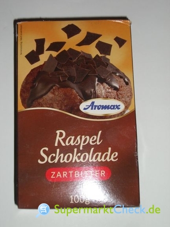 Foto von Aromax Raspel Schokolade