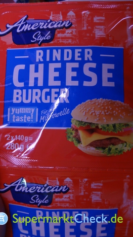 Foto von American Style Rinder Cheeseburger