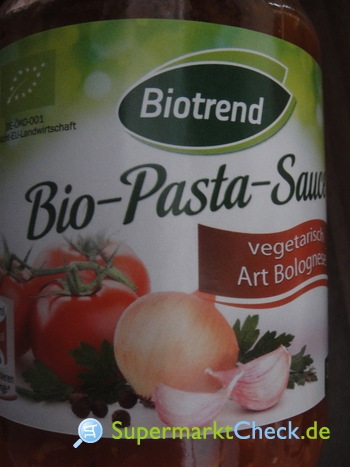 Foto von Biotrend Bio Pasta Sauce