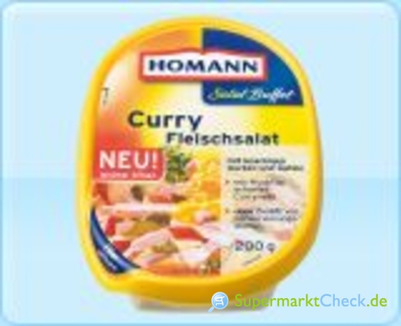 Foto von Homann Salat Buffet Curry Fleischsalat