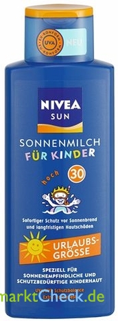 Foto von Nivea Sun Sonnenmilch für Kinder 