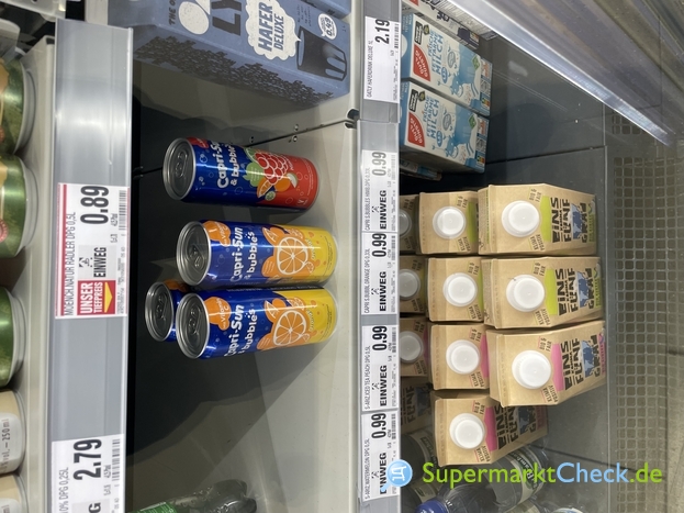 Capri-Sun & Bubbles Orange 0,33 l: Preis, Angebote, Kalorien & Nutri-Score