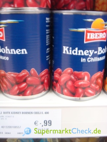 Foto von Ibero Rote Kidney Bohnen in Chillisauce