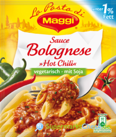 Foto von Maggi La Pasta Vegetarische Sauce Bolognese 