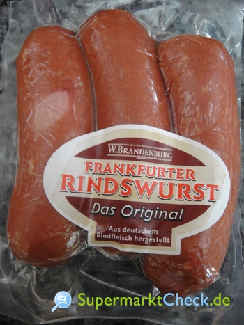 Foto von W. Brandenburg Frankfurter Rindswurst