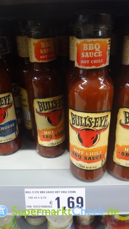 Foto von Bulls Eye Hot Chili BBQ Sauce