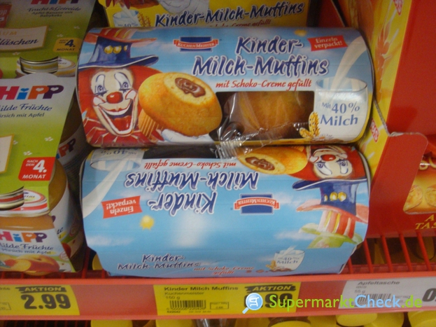 Foto von Kuchenmeister Kinder Milch Muffins