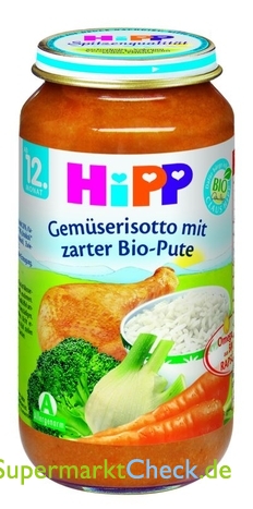 Foto von Hipp Gemüserisotto mit zarter Bio-Pute 