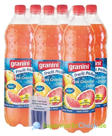 Foto von Granini Frucht Prickler Pink-Grapefruit-Orange