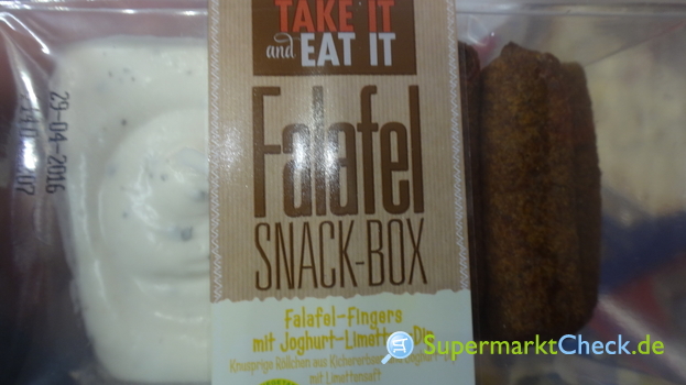 Foto von Take it & Eat it Falafel Snack Box