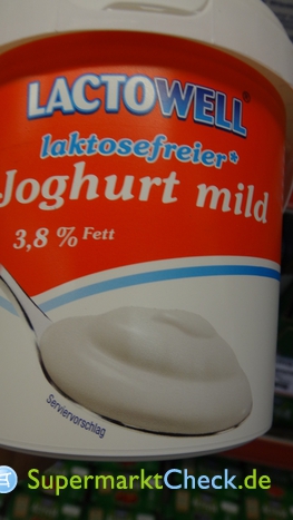 Foto von Lactowell laktosefreier Joghurt mild