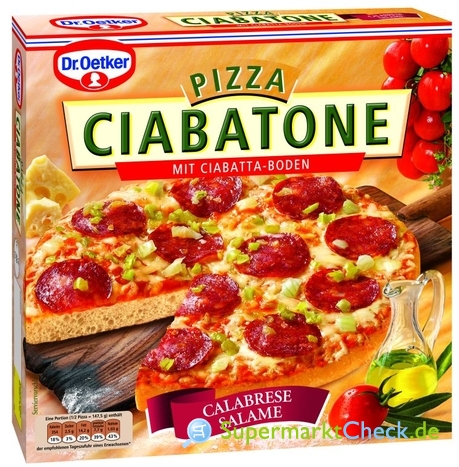 Foto von Dr. Oetker Pizza Ciabatone 