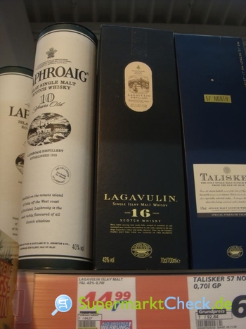 Foto von Lagavulin Islay Single Malt Whisky 16 Jahre