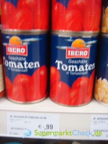 Foto von Ibero Geschälte Tomaten