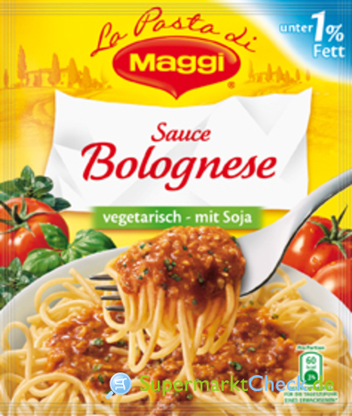 Foto von Maggi La Pasta Vegetarische Sauce Bolognese