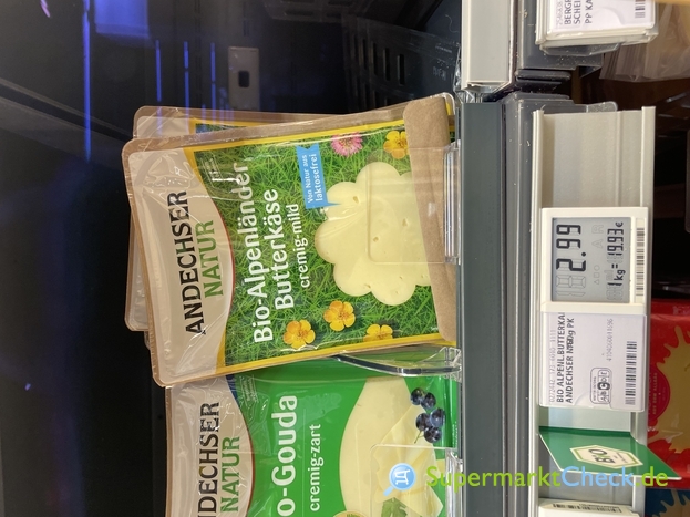 Foto von Andechser Natur Bio Alpenländer Butterkäse in Scheiben 50 % Fett i. Tr. 150 g