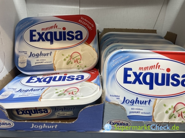 Exquisa Frischkäse mit Joghurt Natur: Preis, Angebote, Kalorien &  Nutri-Score