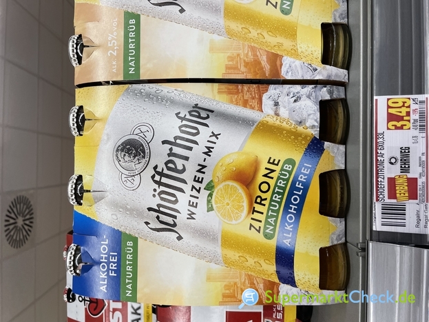 Foto von Schöfferhofer Zitrone Weizen Mix alkoholfrei - 6-Pack 6 x 0,33 l