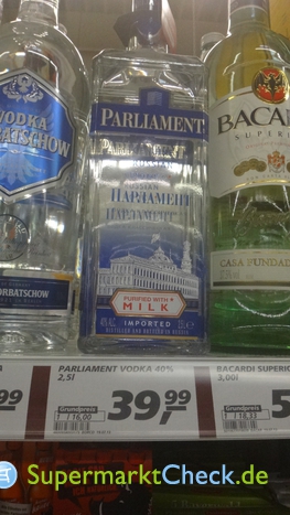 Foto von Parliament Vodka