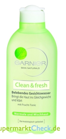 Foto von Garnier Clean & fresh Gesichtswasser