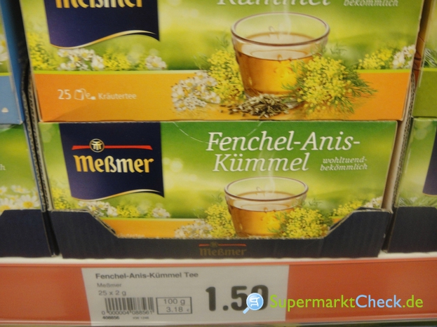 Foto von Meßmer Fenchel-Anis-Kümmel Tee