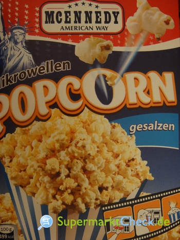 McEnnedy Mikrowellen Popcorn gesalzen: Preis, Nutri-Score Kalorien & Angebote