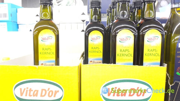 Vita D or Rapskernöl kaltgepresst nativ: Preis, Angebote, Kalorien &  Nutri-Score | Billiger Montag