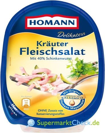 Foto von Homann Delikatess Kräuter Fleischsalat