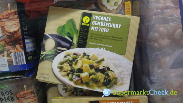 Foto von Veganes Gemüsecurry mit Tofu