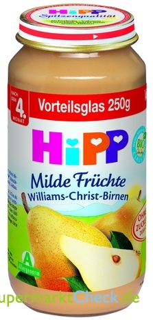 Foto von Hipp Milde Früchte Vorteilsglas
