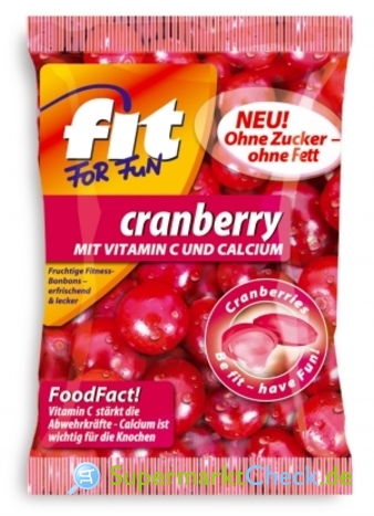 Foto von Fit for Fun Cranberry Bonbons 