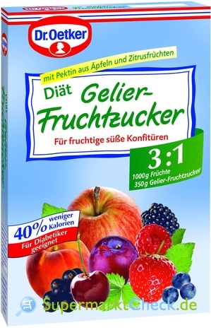 Foto von Dr. Oetker Diät Gelier-Fruchtzucker