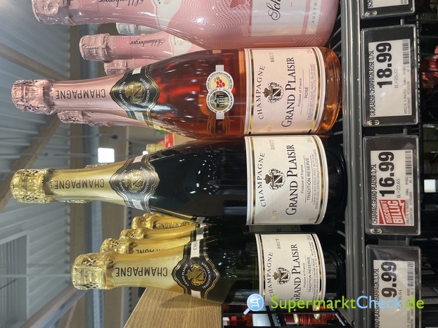 Foto von Grand Plaisir Champagner Frankreich rosé 0,75 l
