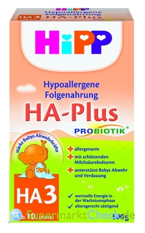 Foto von Hipp HA 3 Hypoallergene Folgenahrung 