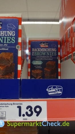 Foto von American Style Backmischung Brownies