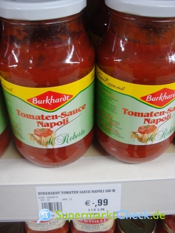 Foto von Burkhardt Tomaten Sauce