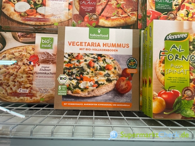 Foto von followfood Vegetaria Hummus Pizza