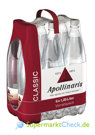Foto von Apollinaris Mineralwasser Classic 